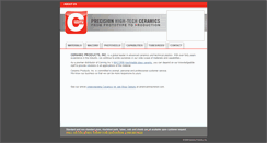 Desktop Screenshot of ceramicproductsinc.com